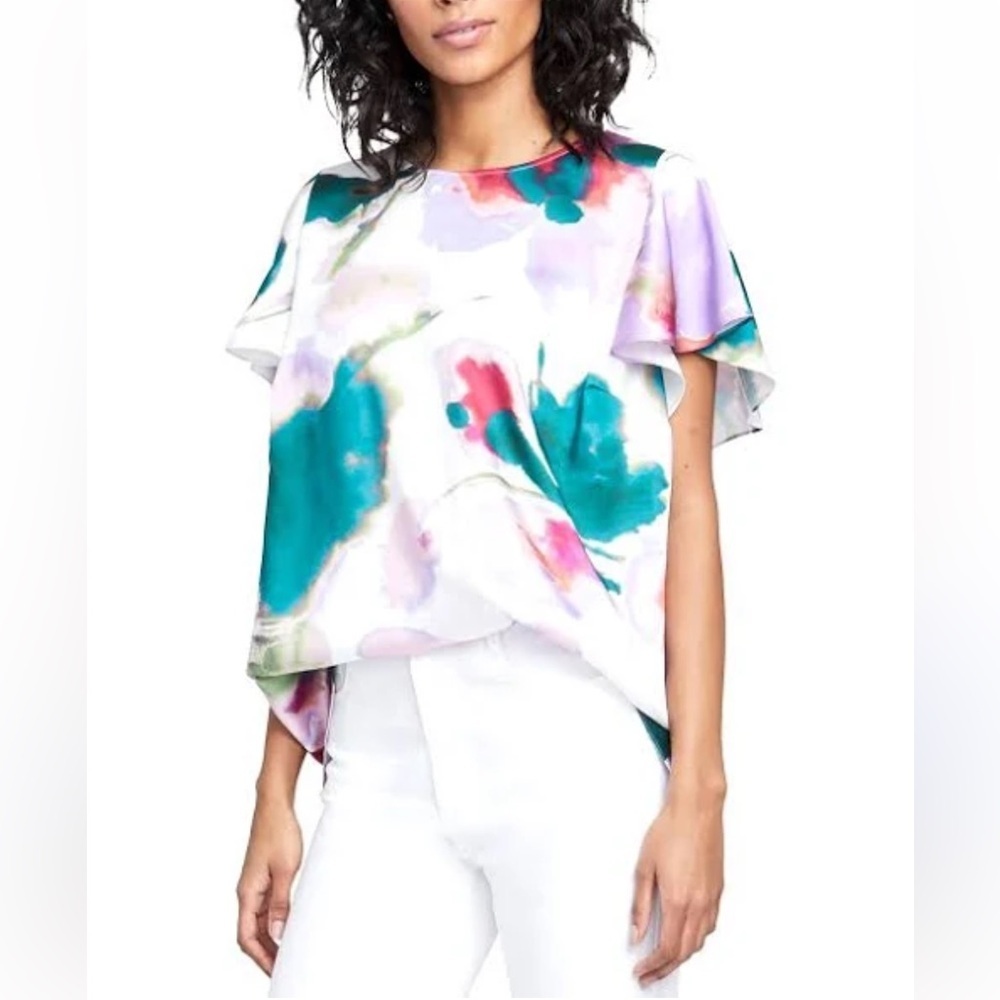 Rachel Rachel Roy Floral Print Women's Top Sz 1X